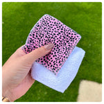 Pink Cheetah Reusable Wipes